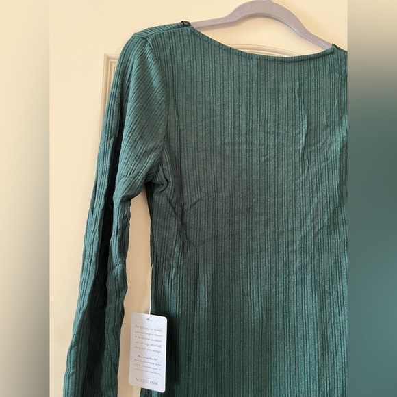 NWT Lush Brand Stretchy Bodycon Dress Long Sleeve Women’s Size Large - Picture 13 of 14